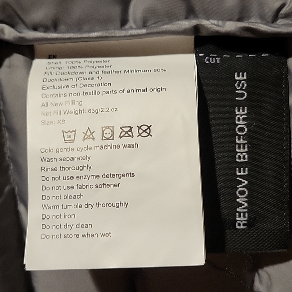 NWOT  Premium Kathmandu 550 Duck Down Vest Beautiful dark green (XS) - Picture 6 of 9